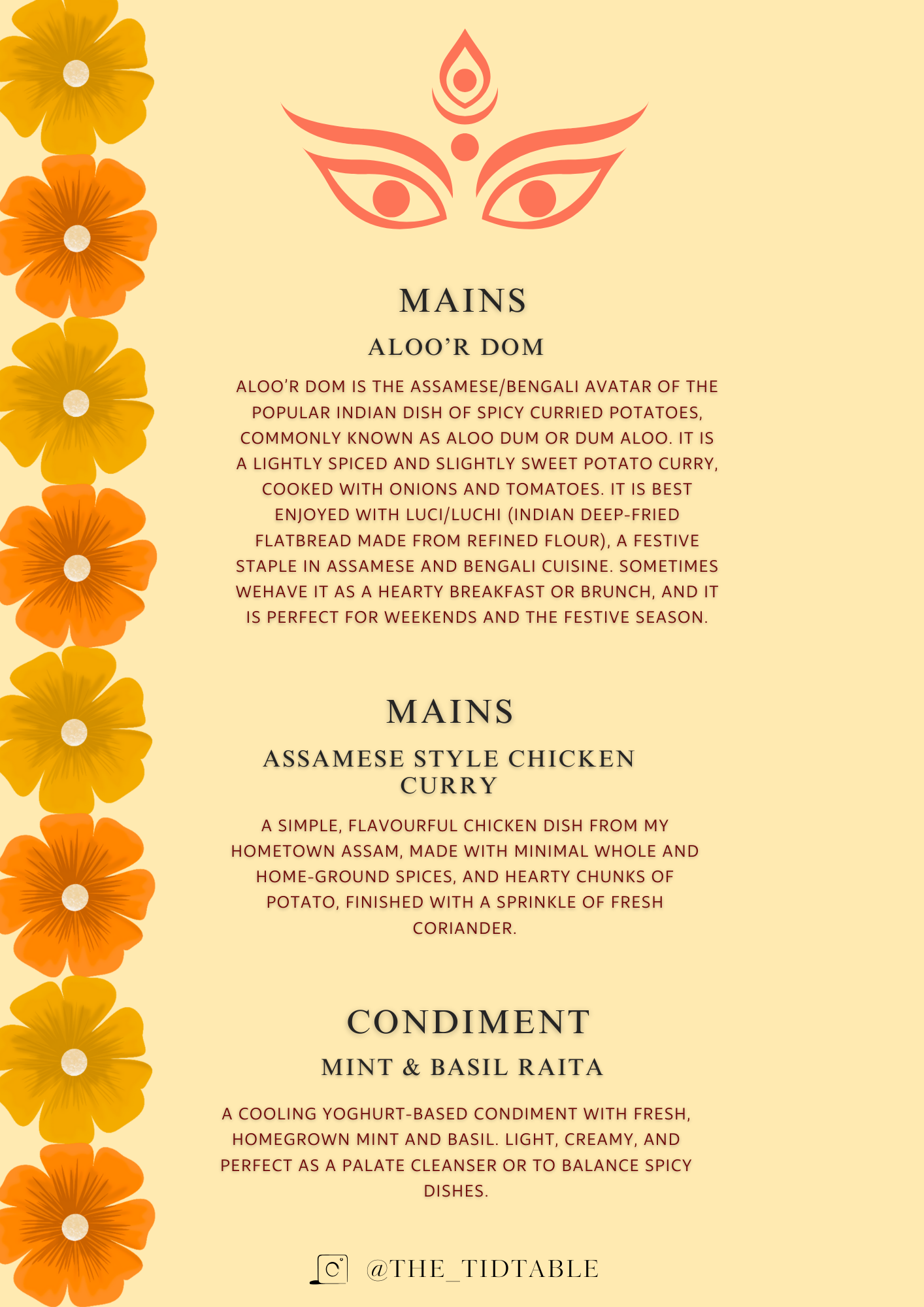 The Tidtable - Swedish and Indian fusion dinner, next 31st of October