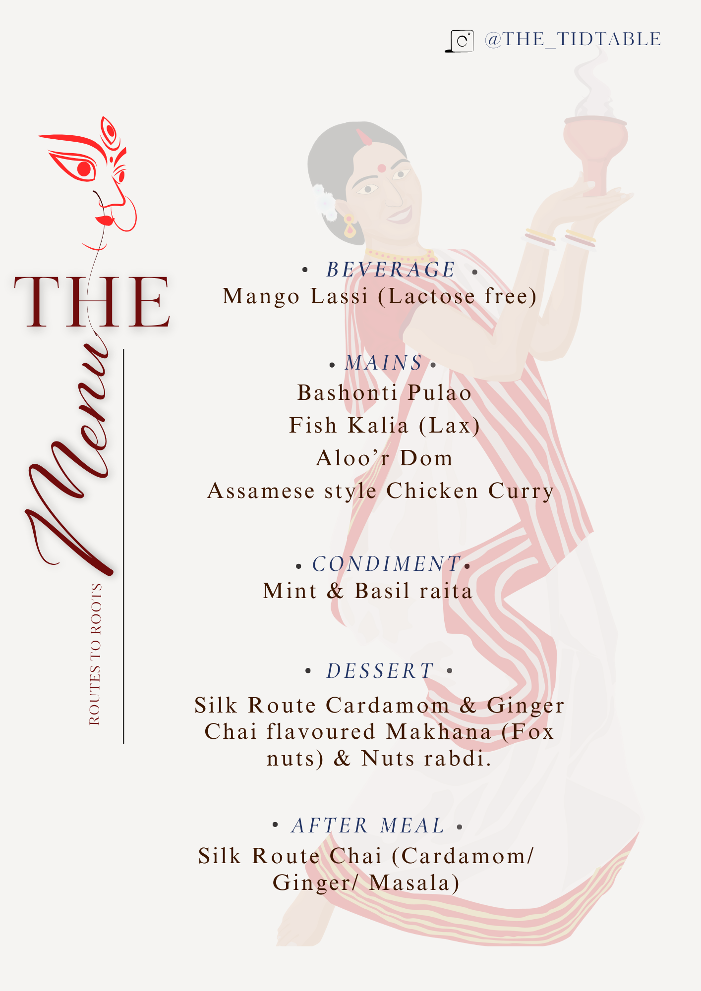The Tidtable - Swedish and Indian fusion dinner, next 31st of October