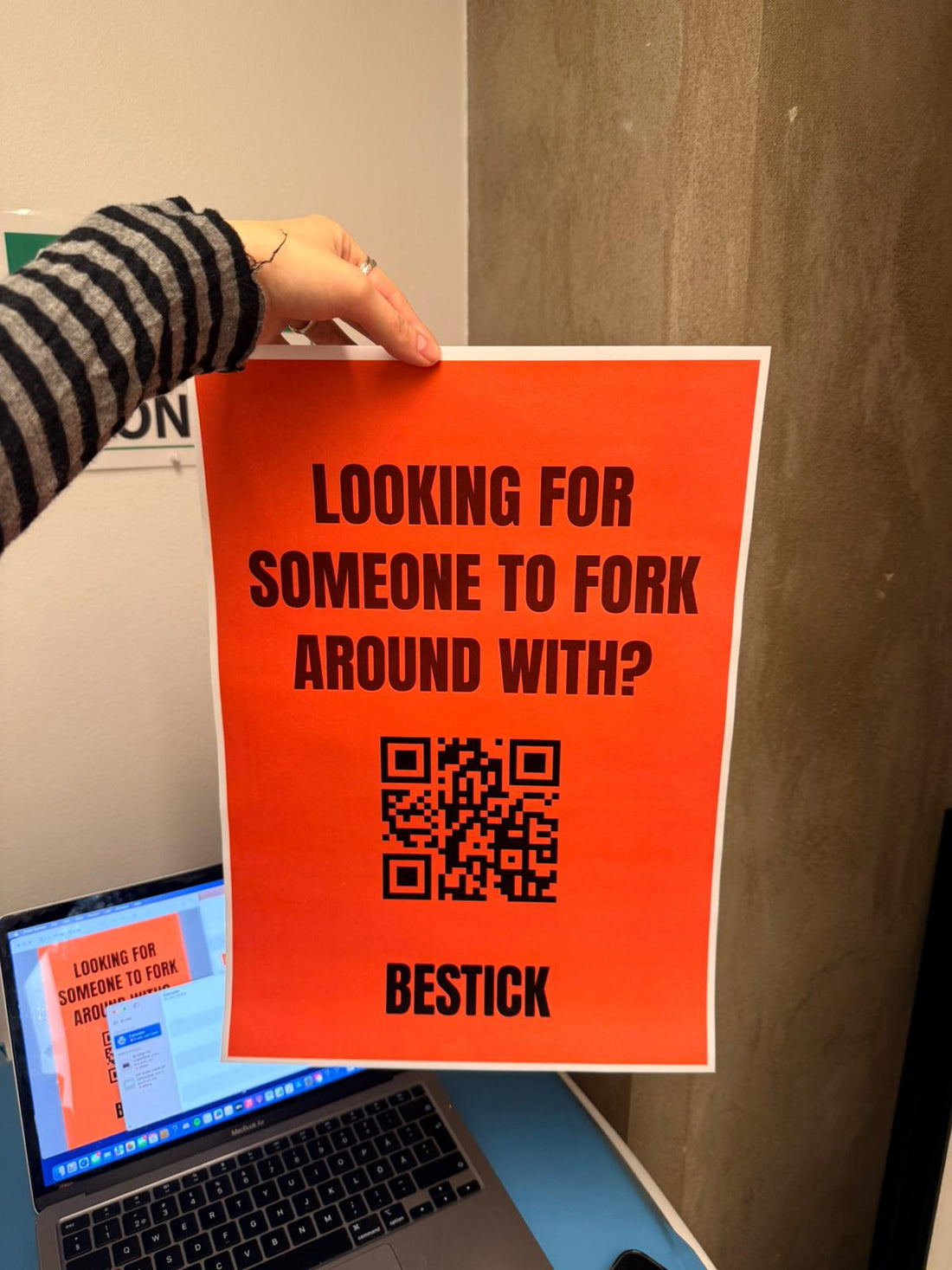 Saw a poster around Stockholm?