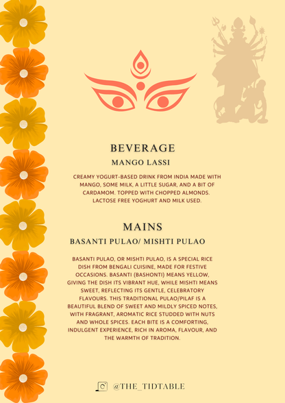 The Tidtable - Swedish and Indian fusion dinner, next 31st of October