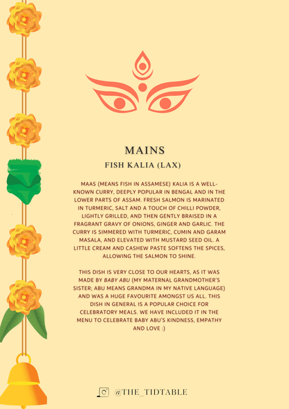 The Tidtable - Swedish and Indian fusion dinner, next 31st of October