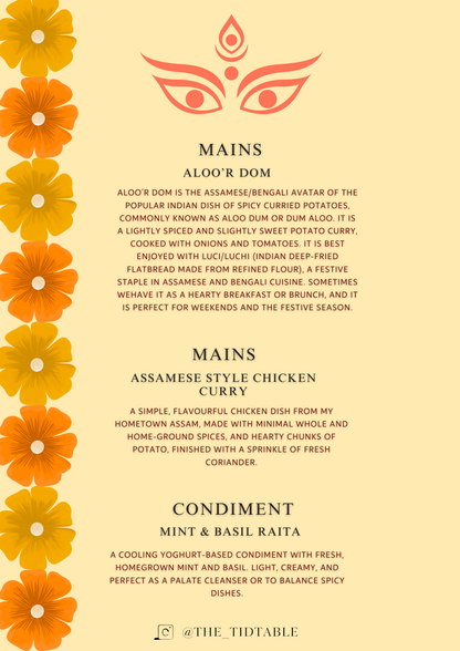 The Tidtable - Swedish and Indian fusion dinner, next 31st of October