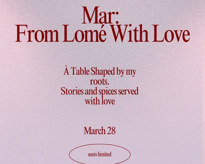 From Lomé with Love by À Table