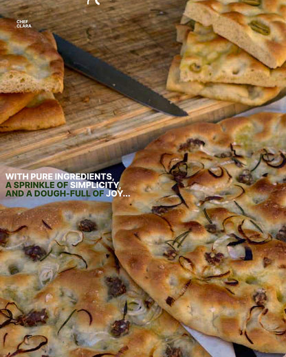 Fikaccia, private delivery by Chef Clara