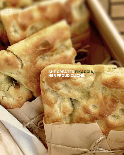 Fikaccia, private delivery by Chef Clara