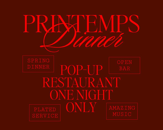 French Printemps Dinner by Racine (Fuck my fork) - 25th of April