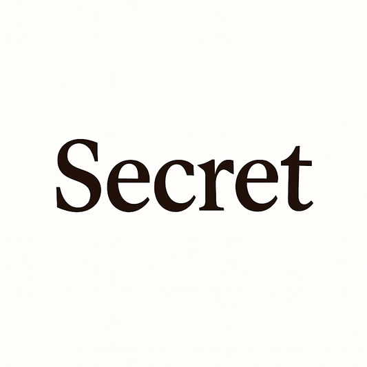 Sshhhh! It's a secret!